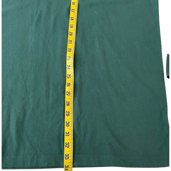 Duluth Trading Longtail T Polo Shirt Men's Size 2XL Green Cotton Long Sleeve - Picture 4 of 5